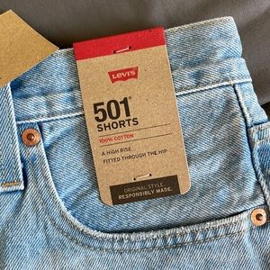 Levi’s 501 high rise shorts